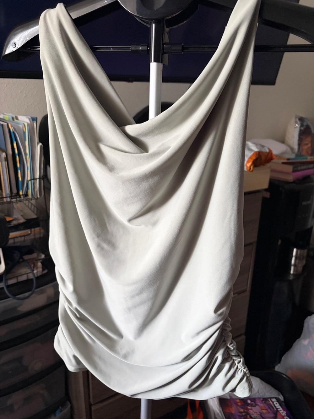 Wilfred Sage Drape Neck Sleeveless Blouse